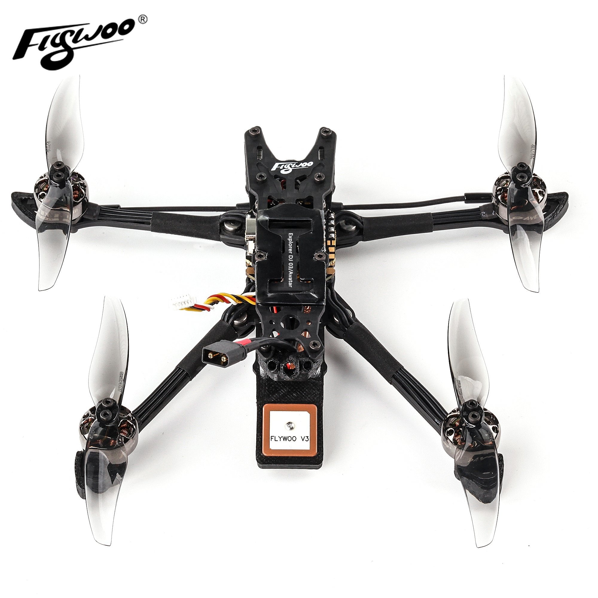 Flywoo Explorer LR 4 HD DJI O3 drone long range senza O3 Air Unit