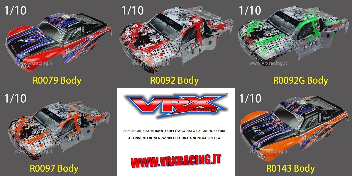 VRX DT5EBD Short Course Truck RC 1/10 Brushed 4WD RTR