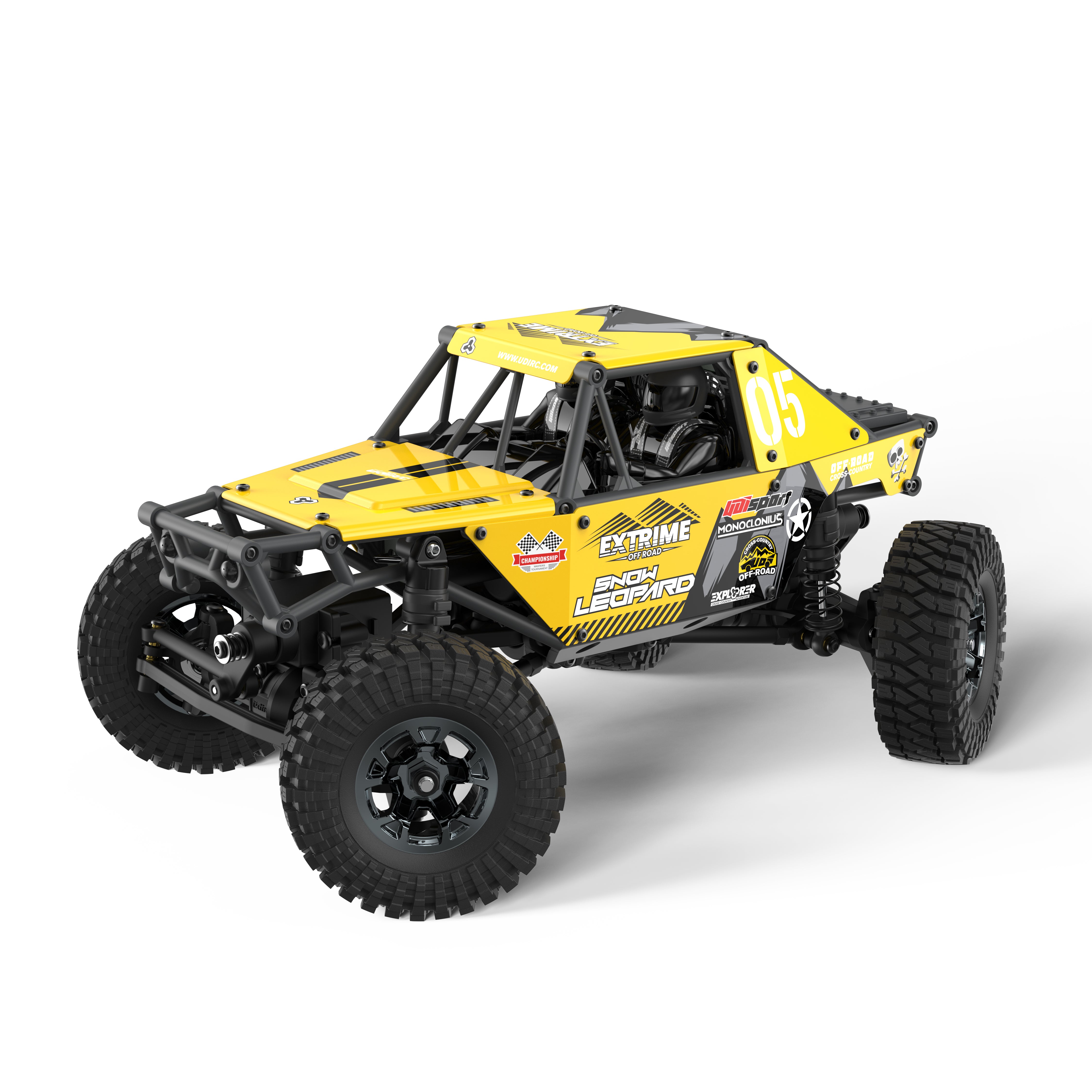 UDI RC UCX2405PRO Rock Crawler 1/24 4WD Brushless Giallo