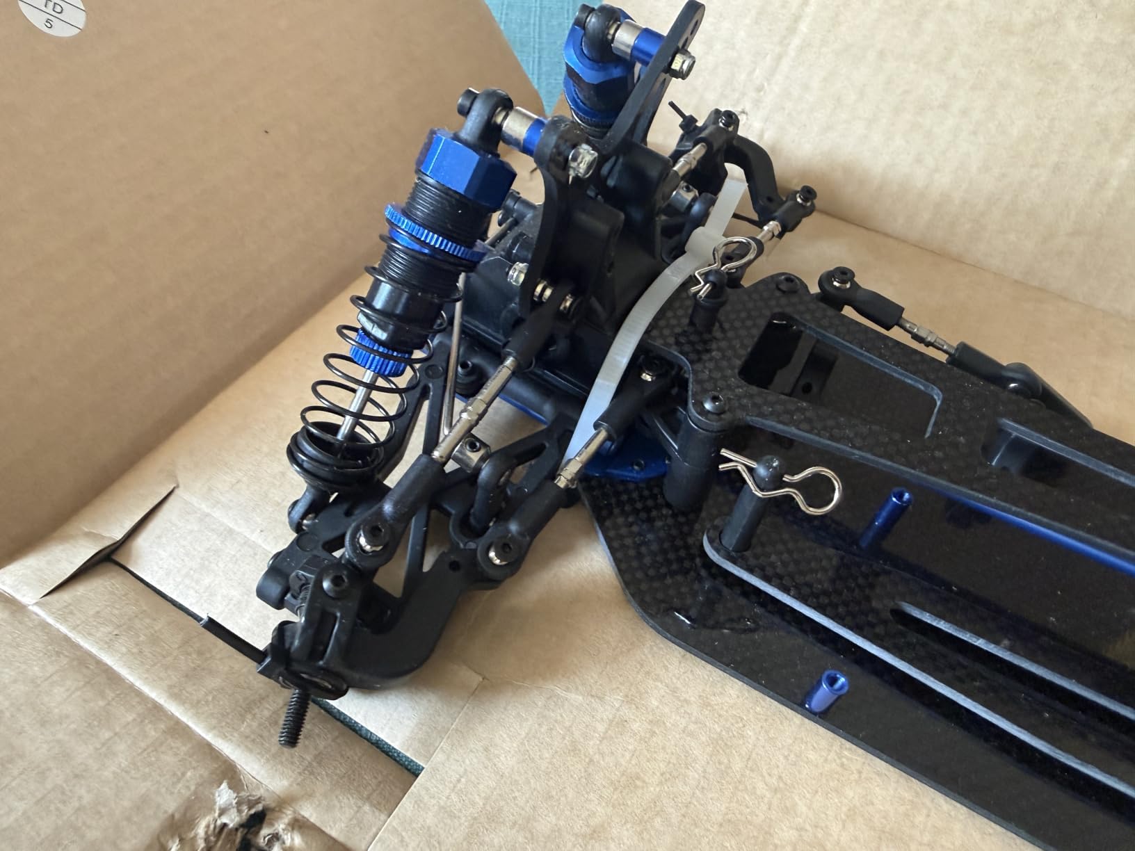 VRX RH1017P Buggy RC 1/10 4WD kit carbonio senza elettronica
