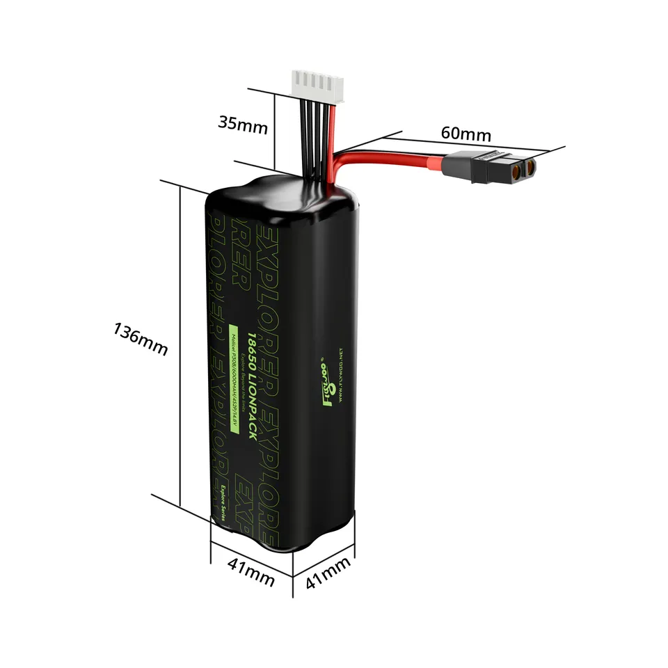 FlyWoo Explorer 4S2P 6000mAh Batteria Li-Ion Molicell