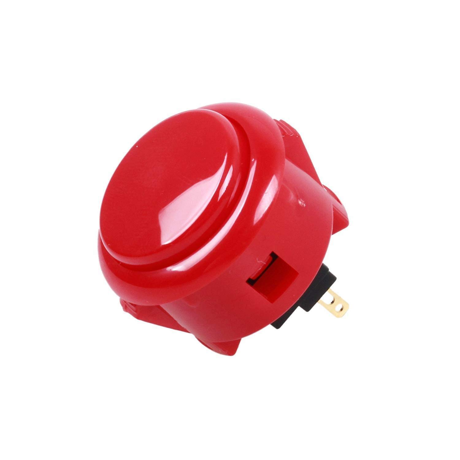 Sanwa OBSF-30 Pulsanti Arcade 30mm 6pz Rosso