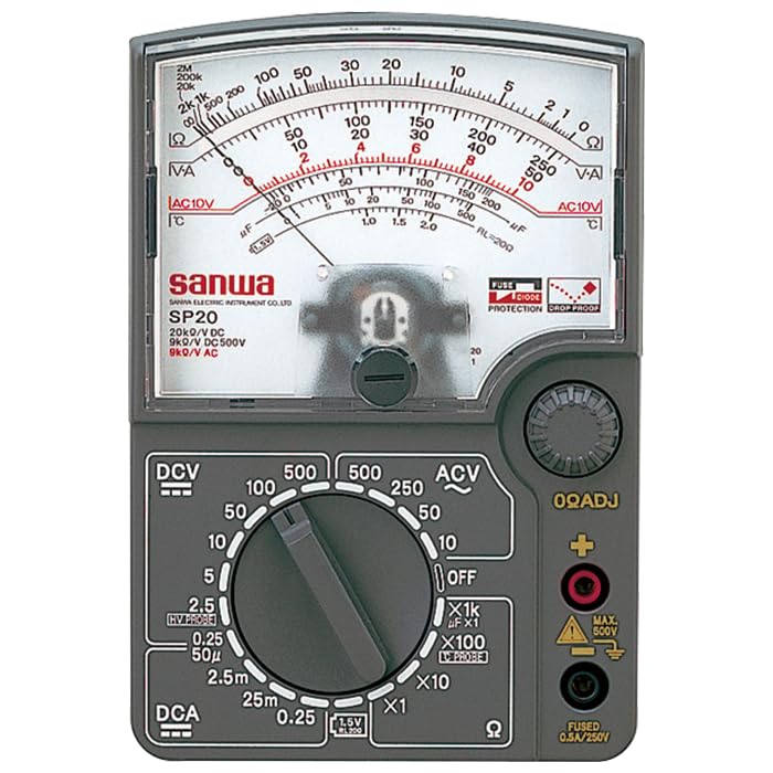 Sanwa SP20 Multimetro Analogico DC alta tensione temperatura