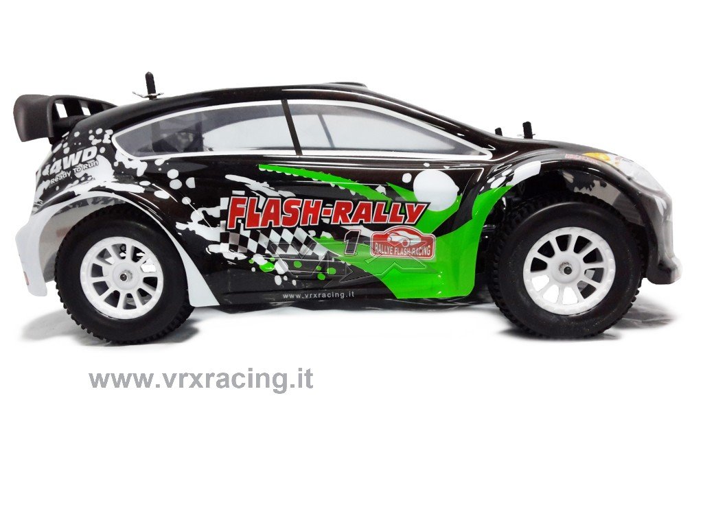 VRX XR4 Flash-Rally auto RC 1/10 RTR brushless nera