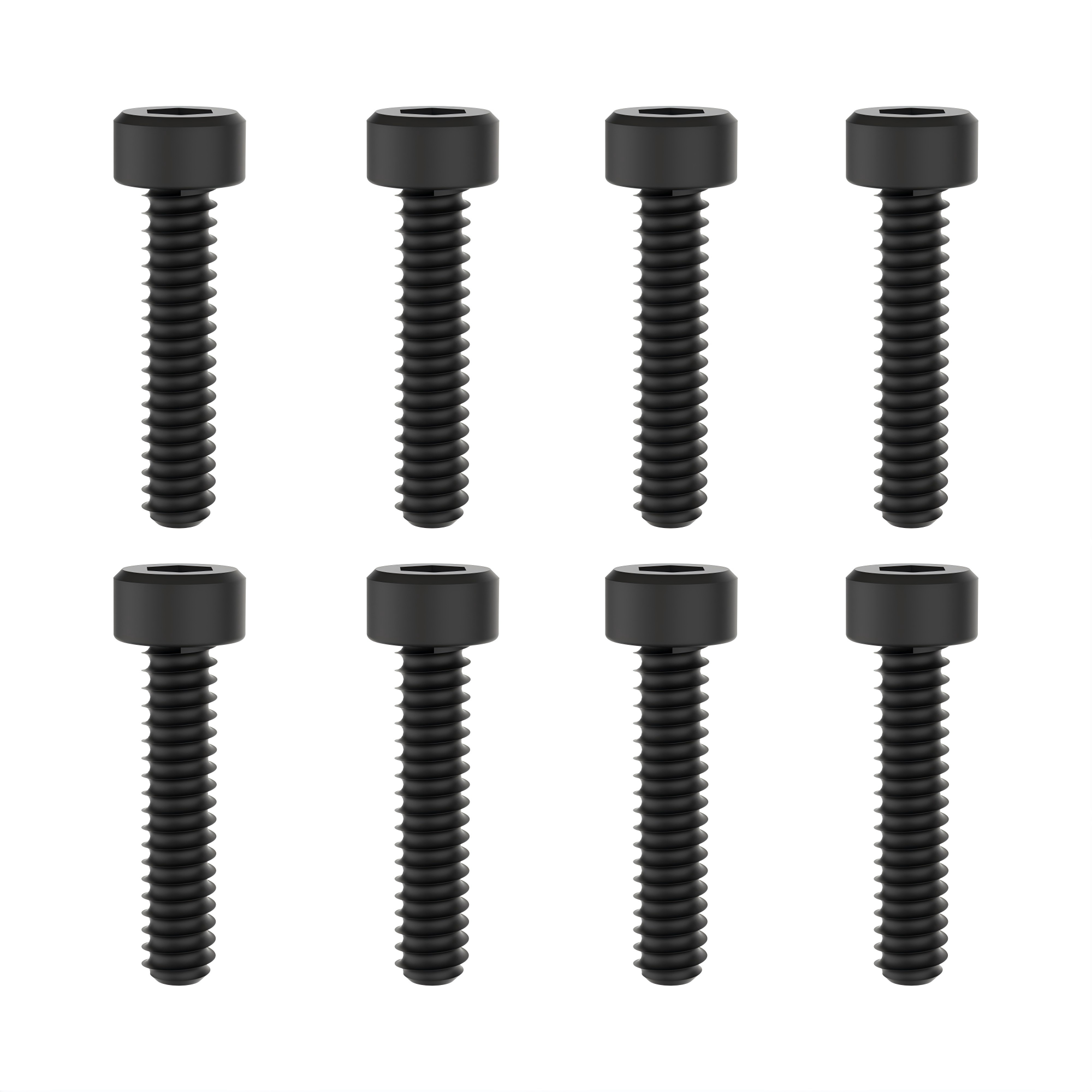 UDI RC M01-004 viti autofilettanti 2.6x12mm nere 8 pz