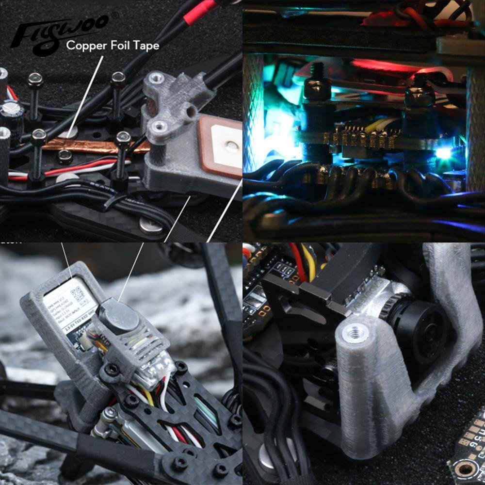 FlyWoo Long Range Drone HEXplorer LR 4 esacottero 4S Analog