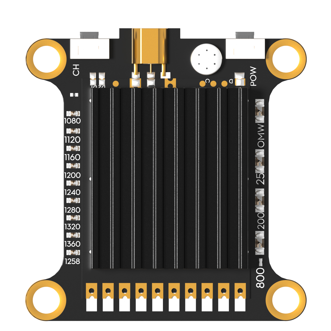FlyWoo VTX-1G3 1.2GHz 1.3GHz 2W Trasmettitore Video 9CH