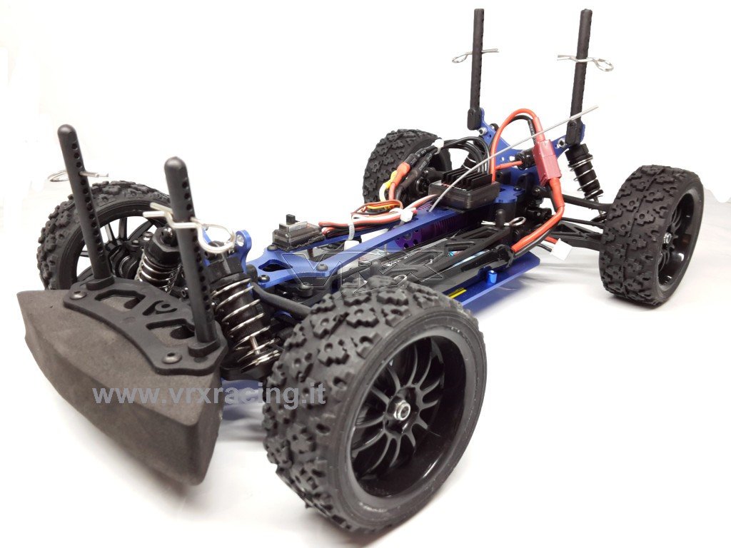 VRX XR16 Flash Rally brushless auto RC 1/16 RTR 4WD blu
