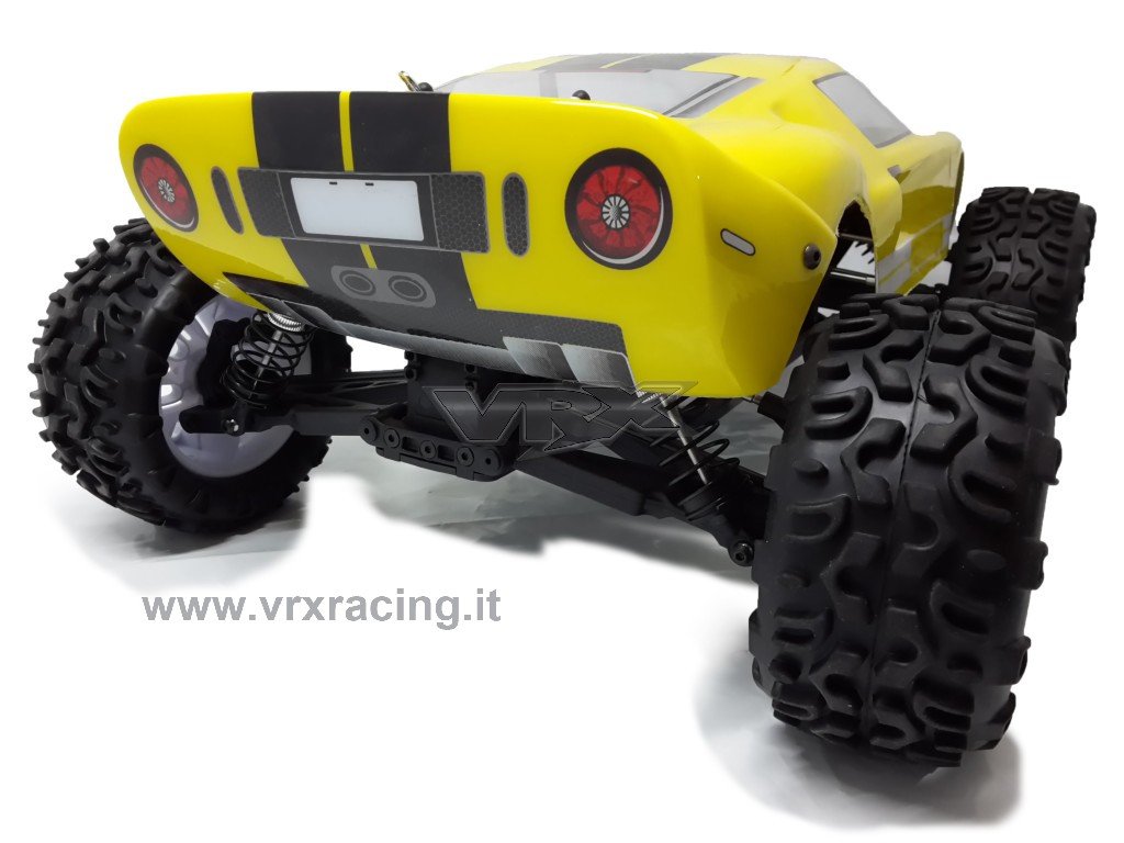 VRX Rangster 1/10 automodello brushless 4WD giallo RTR