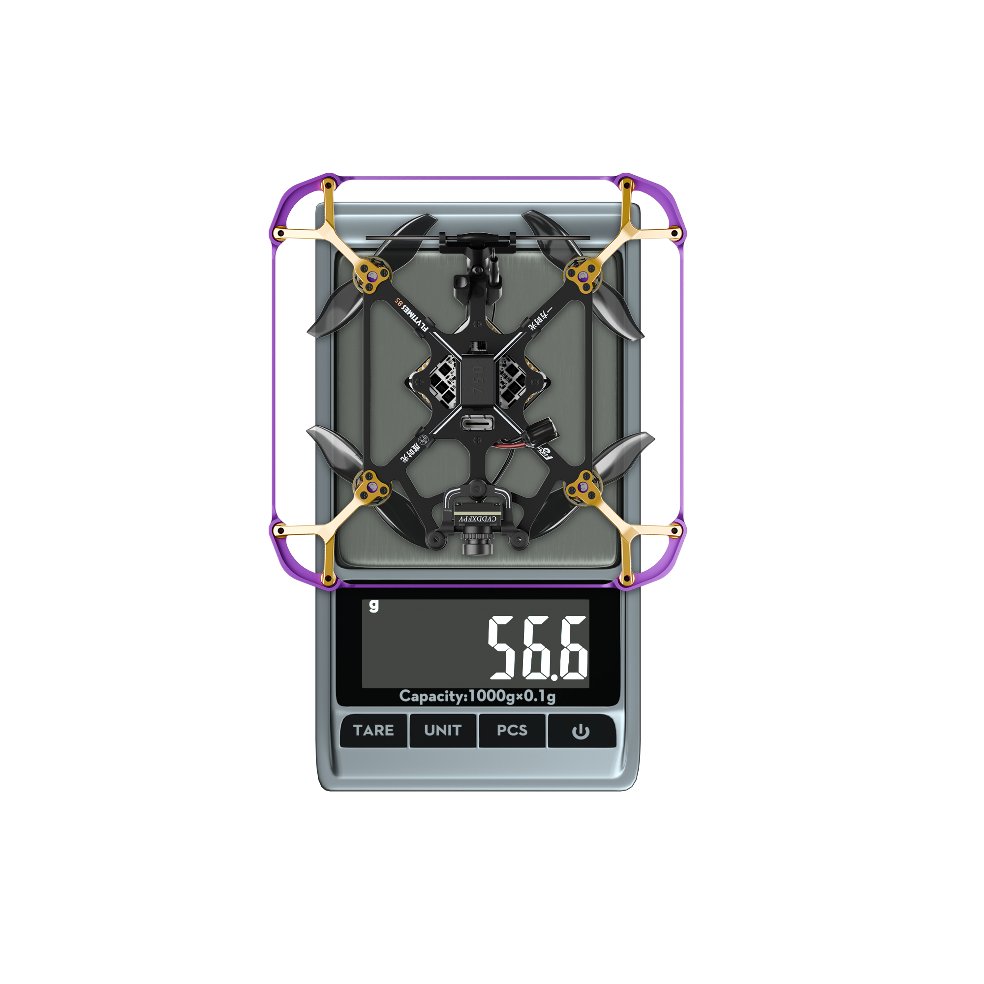 FlyWoo Flytimes 85 micro drone HDZero 2S riprese indoor