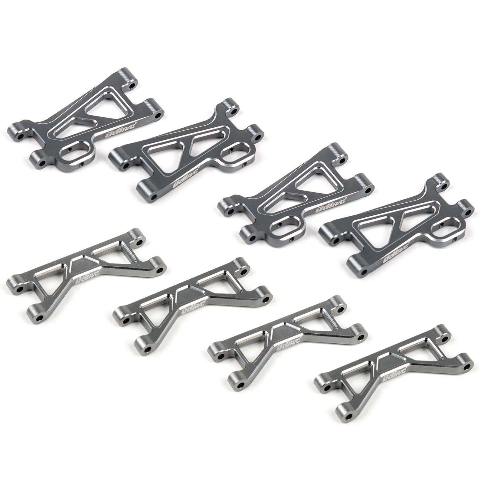 UDI RC Braccetti Sospensione Alluminio 7075 8 Pz Titanio