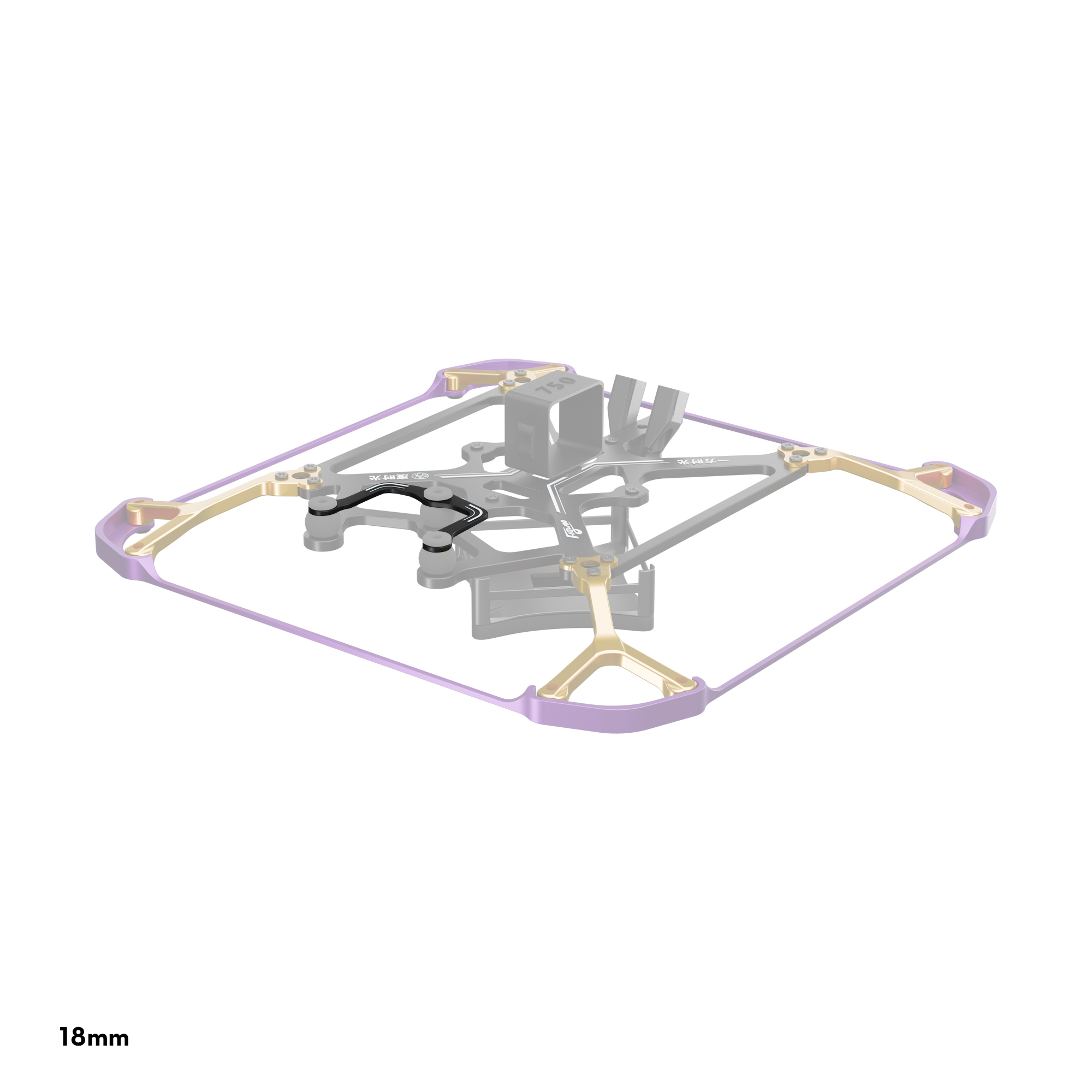 Flywoo Flytimes 85 frame kit telaio FPV 2 pollici 18,5g