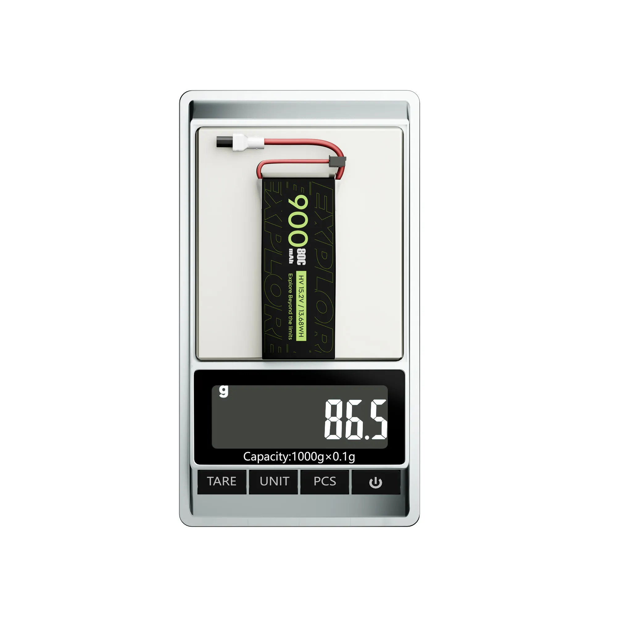 Flywoo Explorer 900mAh HV 4S 80C Batteria XT30UP 2pz