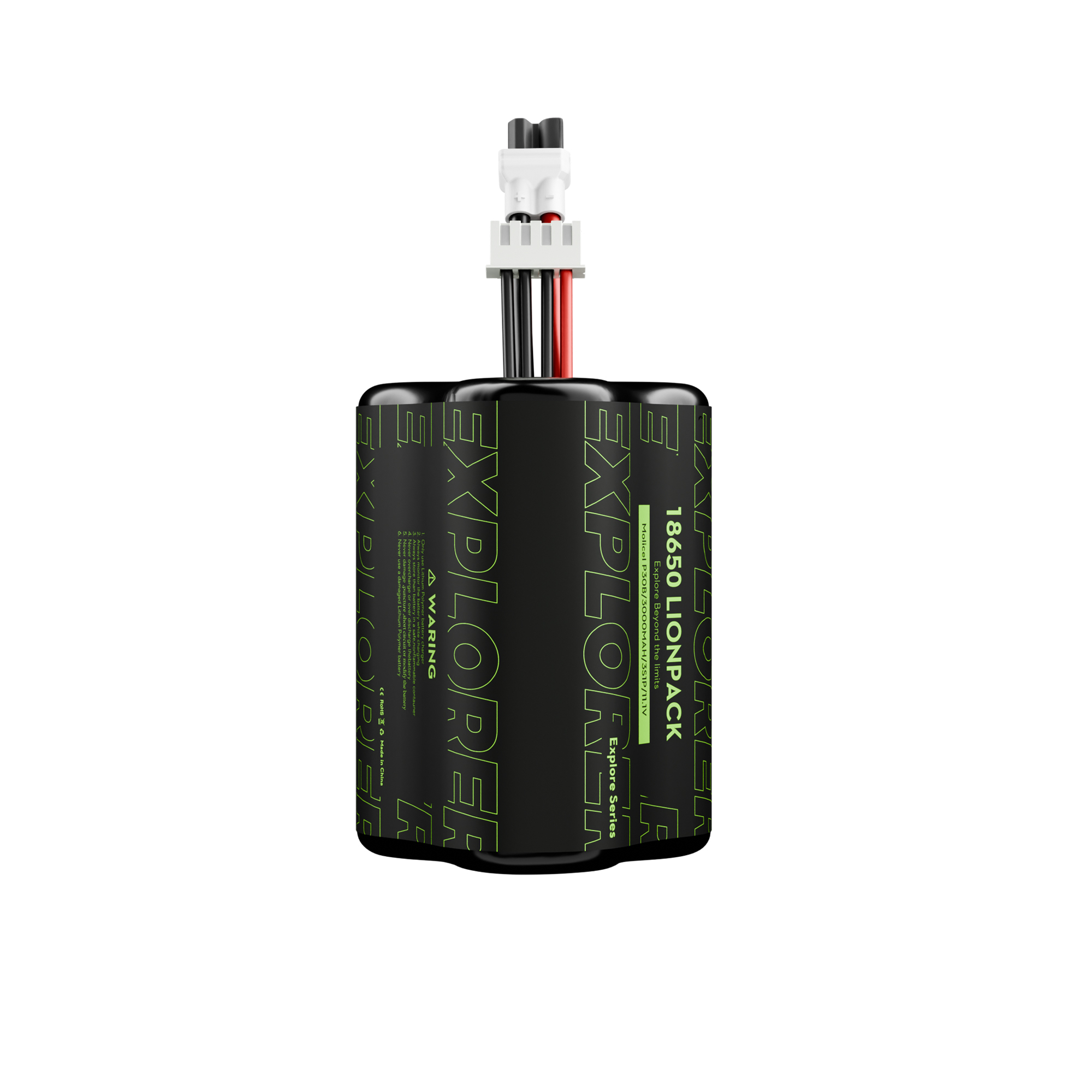 Flywoo Explorer P30B 18650 3S1P 3000mAh Batteria XT30UP