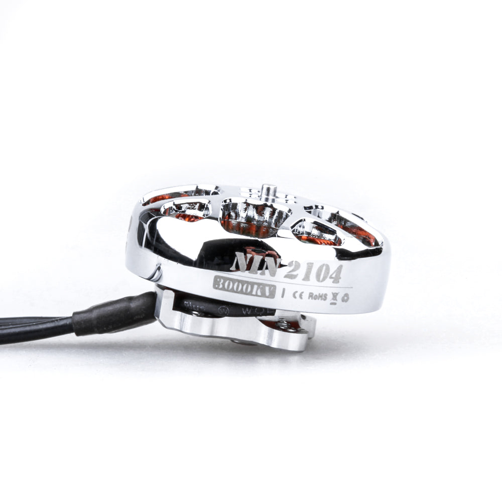 Flywoo NIN 2104 motore brushless 1800KV argento 4-6S
