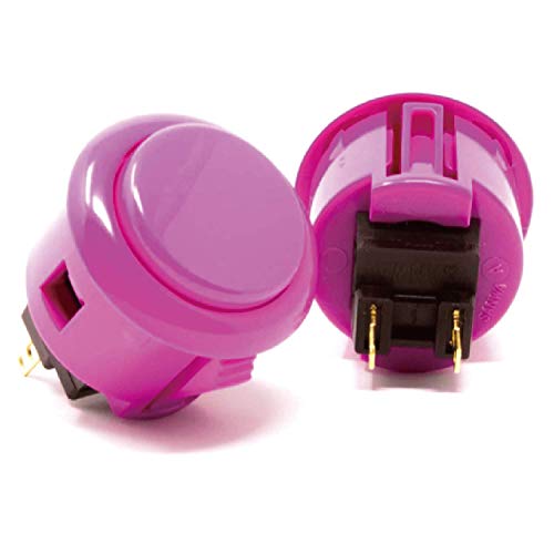Sanwa OBSF-30 pulsanti arcade 30mm viola 8 pezzi