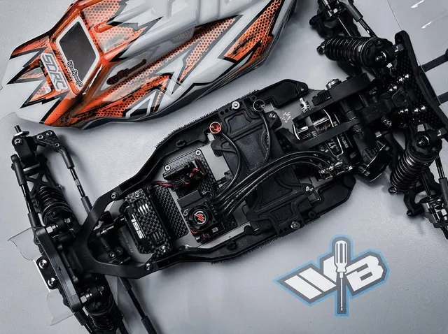 Wallie Builds Build 1/10 2wd servizio montaggio completo 1 colore