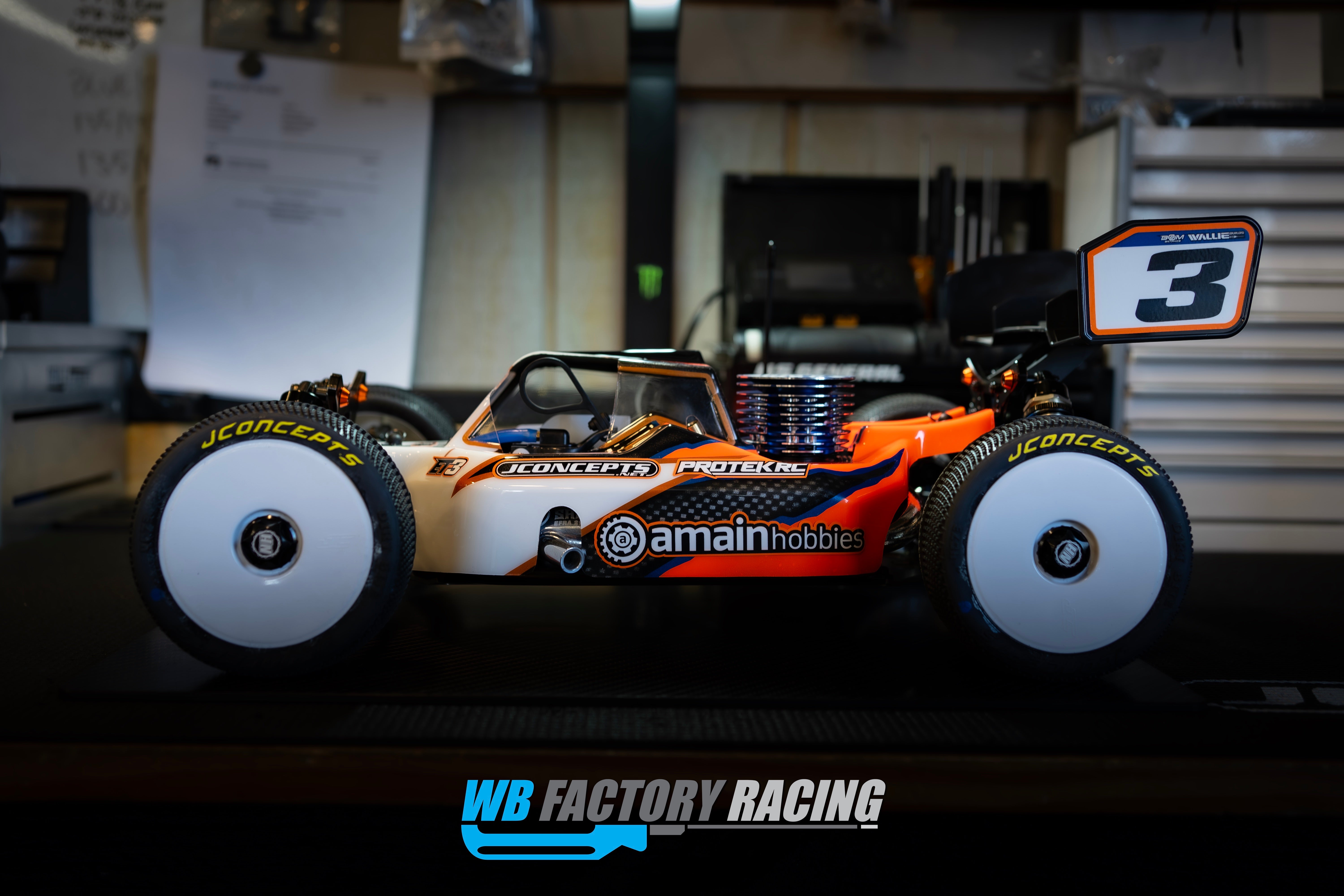 Wallie Builds Hong Nor X5B Factory Works buggy nitro 1/8 blu