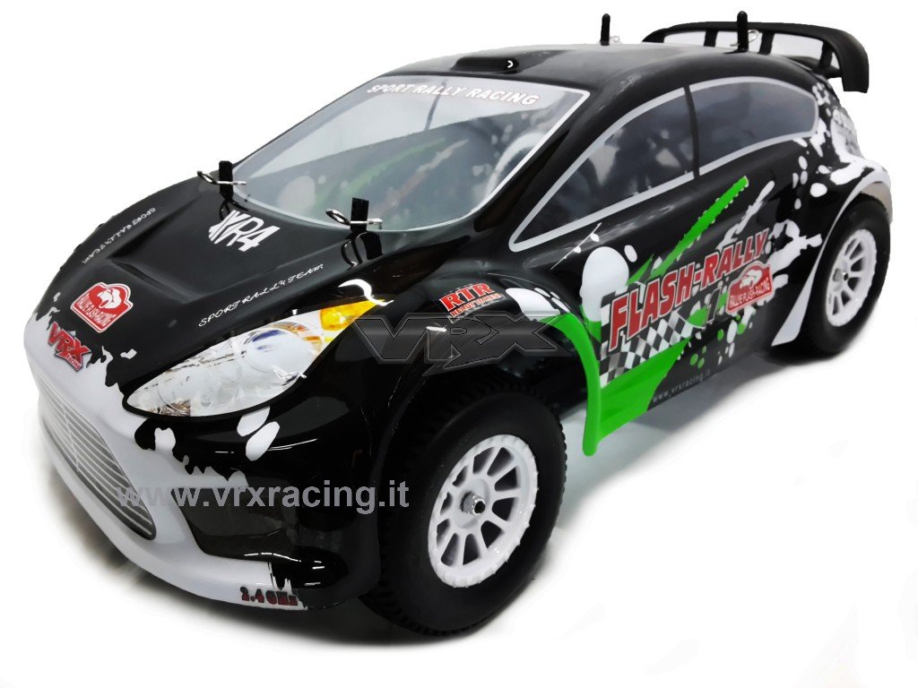 VRX XR4 Flash-Rally auto RC 1/10 RTR brushless nera
