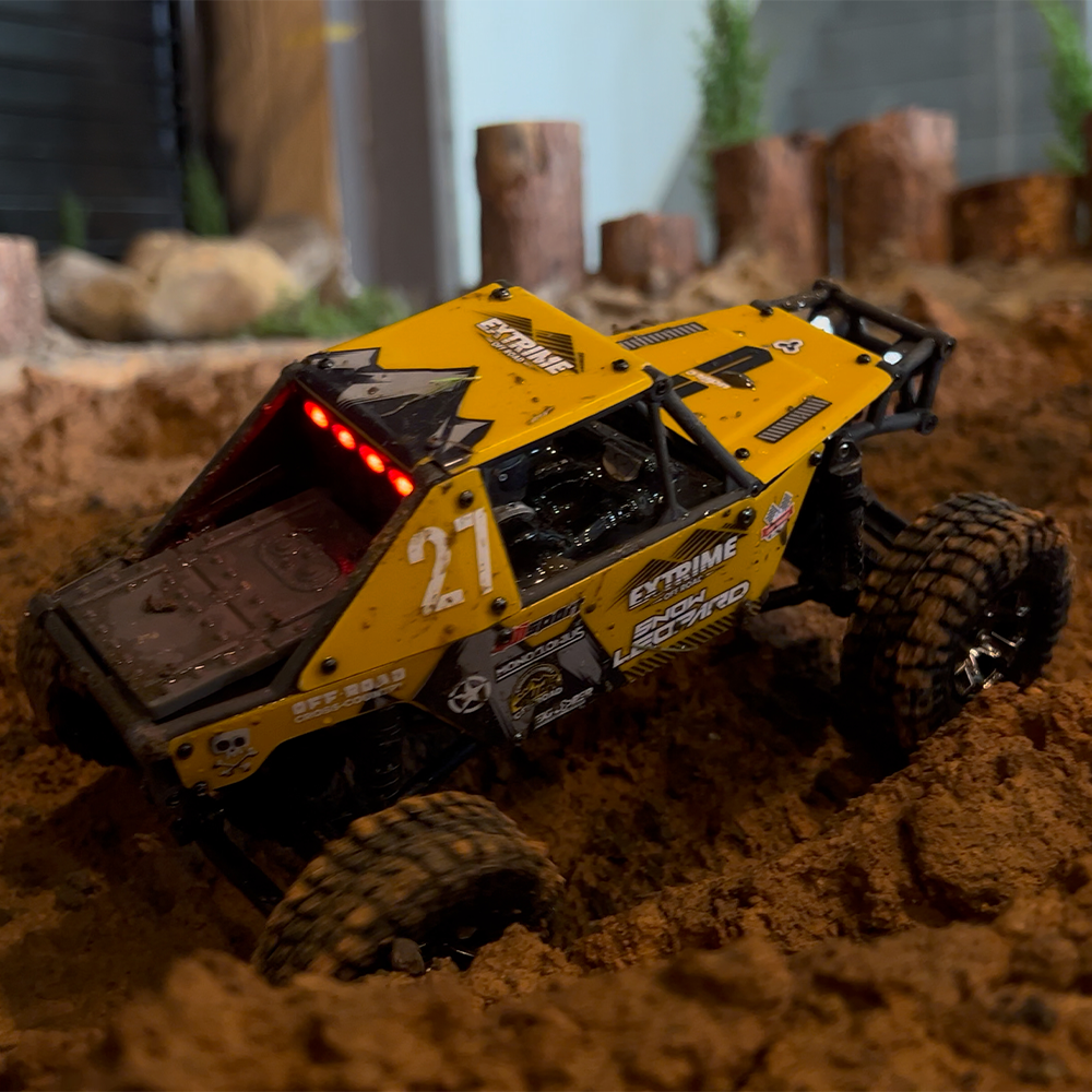 UDI RC UCX2405PRO Rock Crawler 1/24 4WD Brushless Giallo