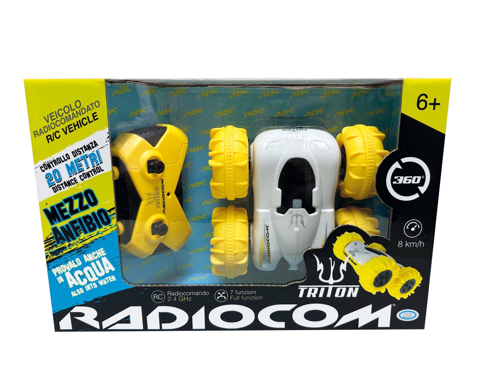 Radiocom Mars Triton Anfibio auto RC acqua 8 km/h