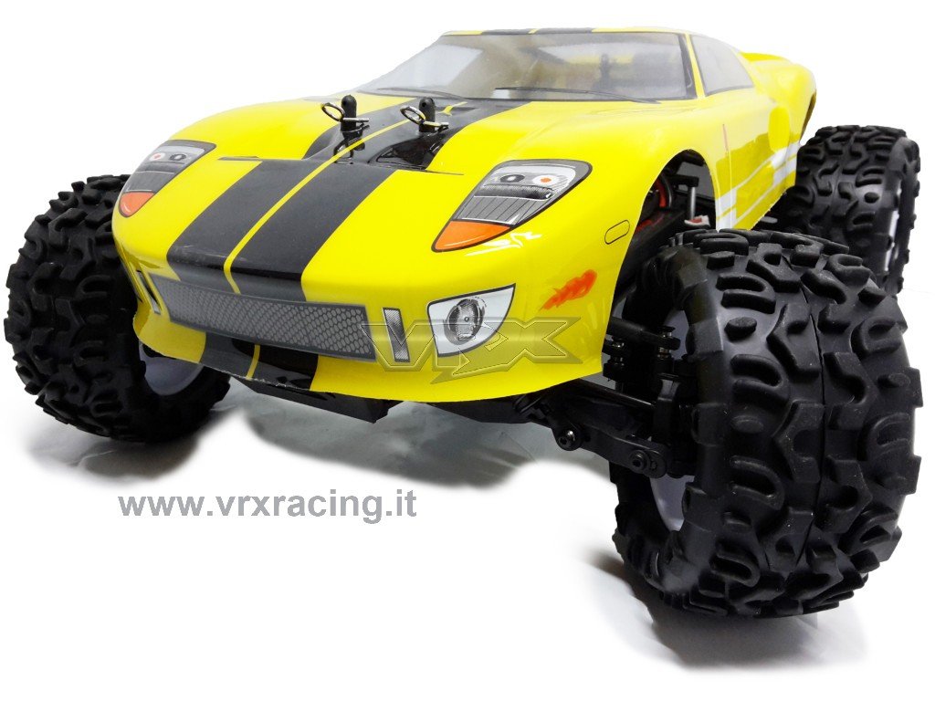 VRX Rangster 1/10 automodello brushless 4WD giallo RTR
