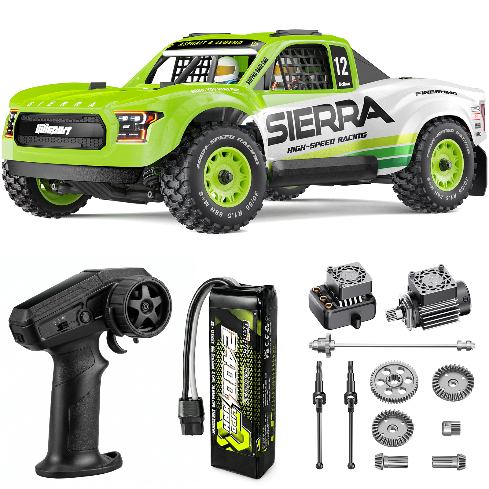 UDIRC Sierra Pro UD1203PRO trophy truck 1/12 brushless