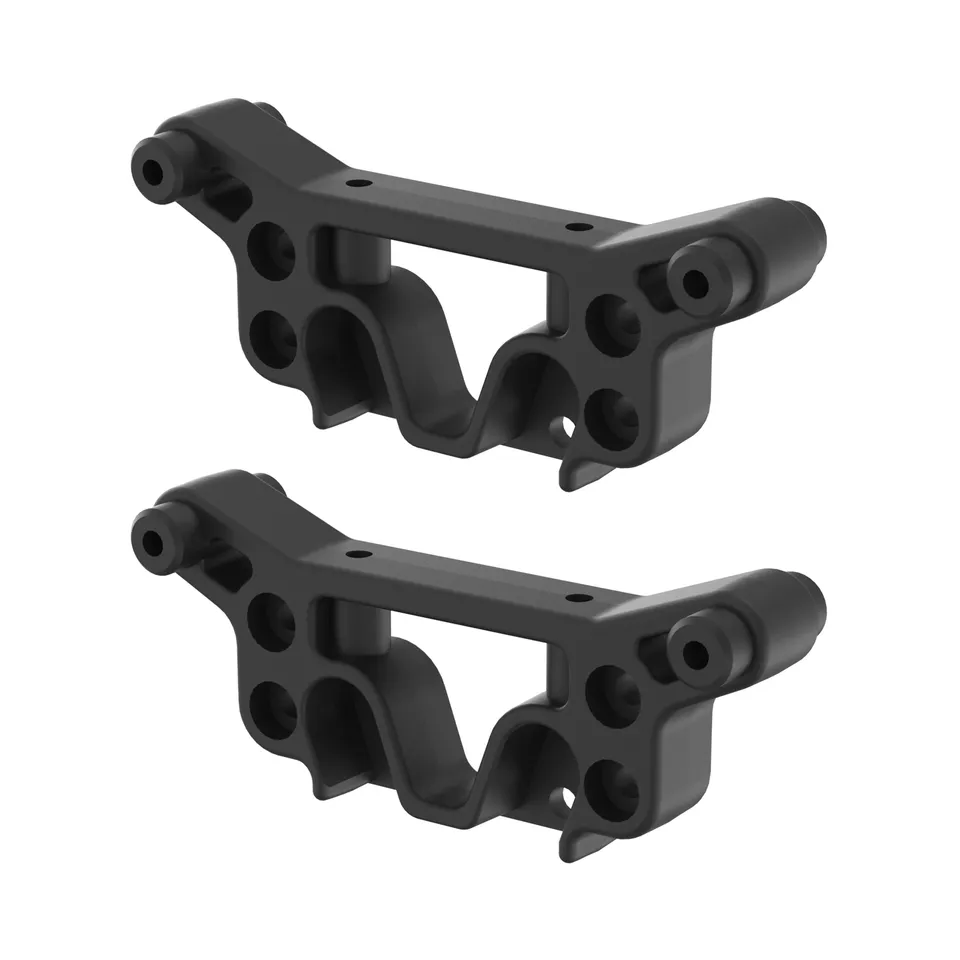 UDI RC P16-024 Torre Ammortizzatori UD16 Nero 2 Pz