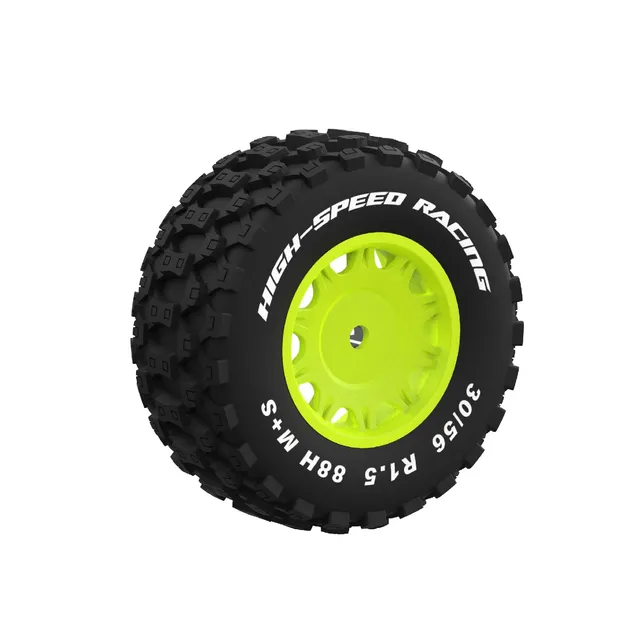 UDI RC P12-106A Set Gomme Verdi UD1203 Ruote Gomma 2 Pezzi