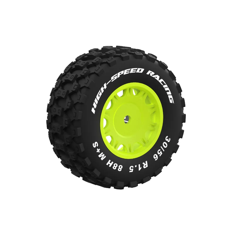 UDI RC P12-106A Set Gomme Verdi UD1203 Ruote Gomma 2 Pezzi