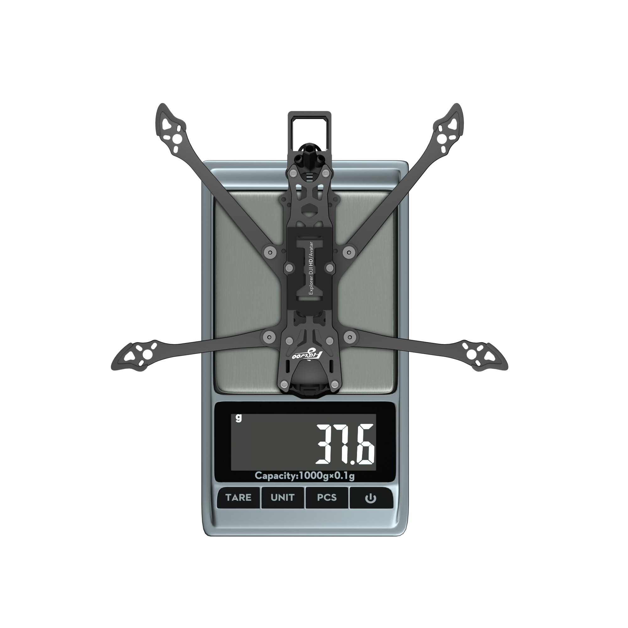 FlyWoo Explorer LR 4 frame FPV Walksnail carbonio
