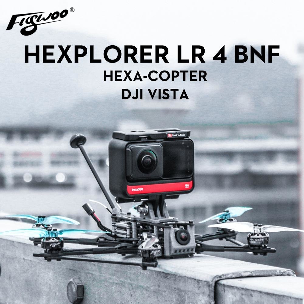 Flywoo HEXplorer LR4 Esacottero Long Range 4S HD DJI Wasp