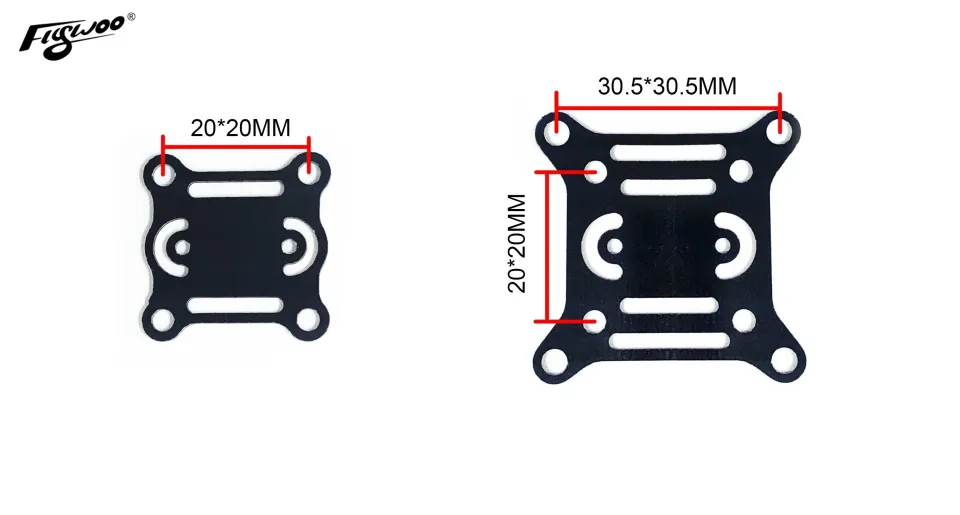 Flywoo Piastra Isolante FC ESC 20x20 30.5x30.5 10 Pezzi