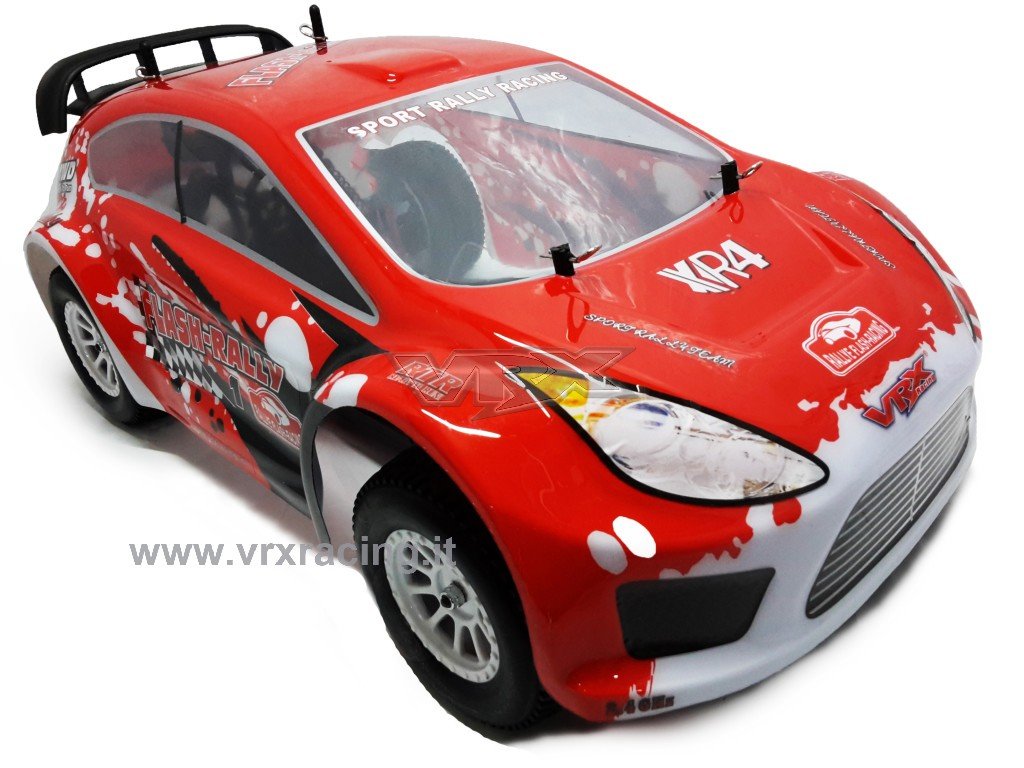 VRX Flash Rally 1:10 Scoppio GO.18 2 Marce RTR Rossa