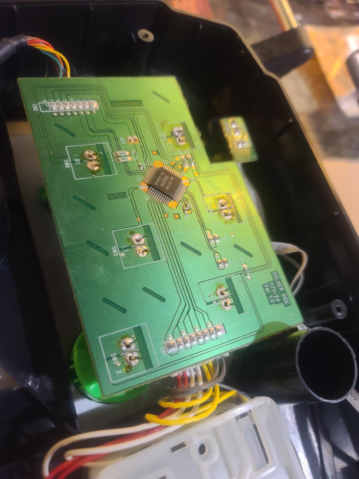 Sanwa OBS OBSF-30 Pulsante Arcade 30mm Verde 6 pezzi snap-in