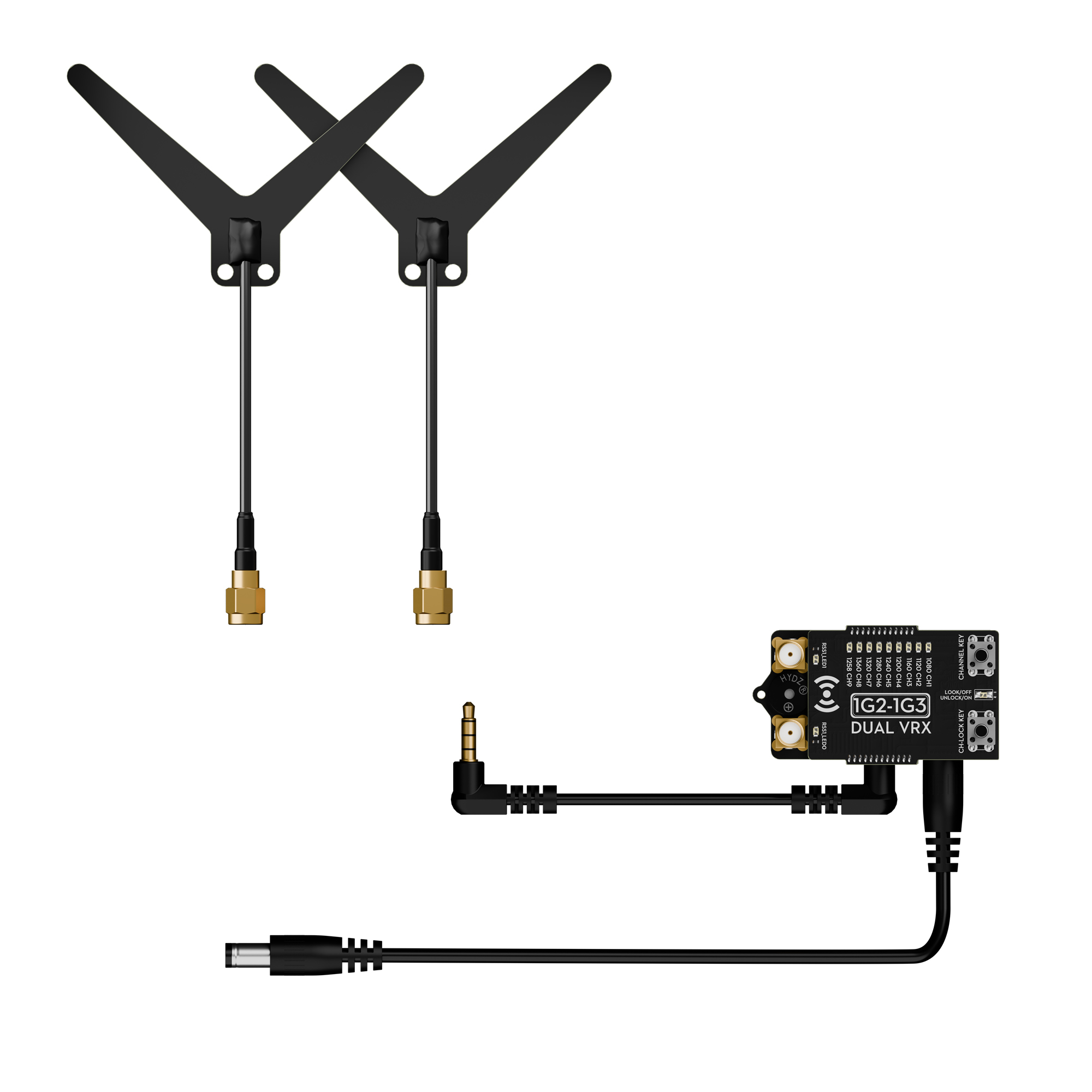 Flywoo 1G2-1G3 Dual VRX Modulo Ricevitore V2 DJI V2