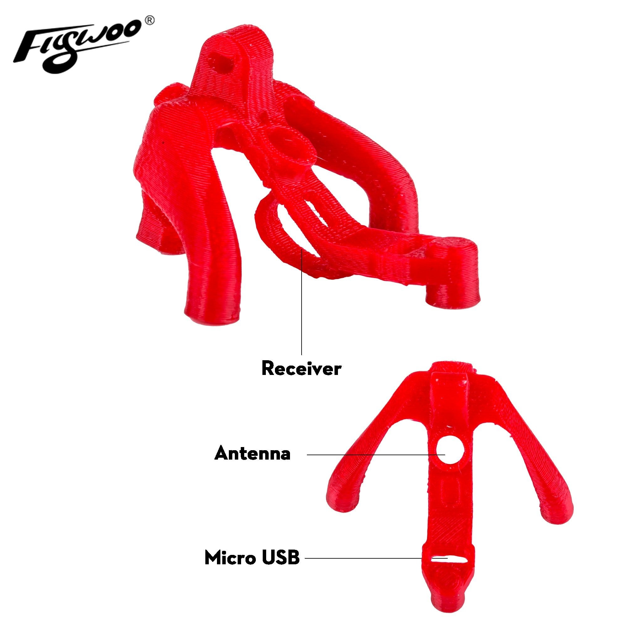 FlyWoo Firefly 2S Nano Baby Analog Canopy TPU con Viti