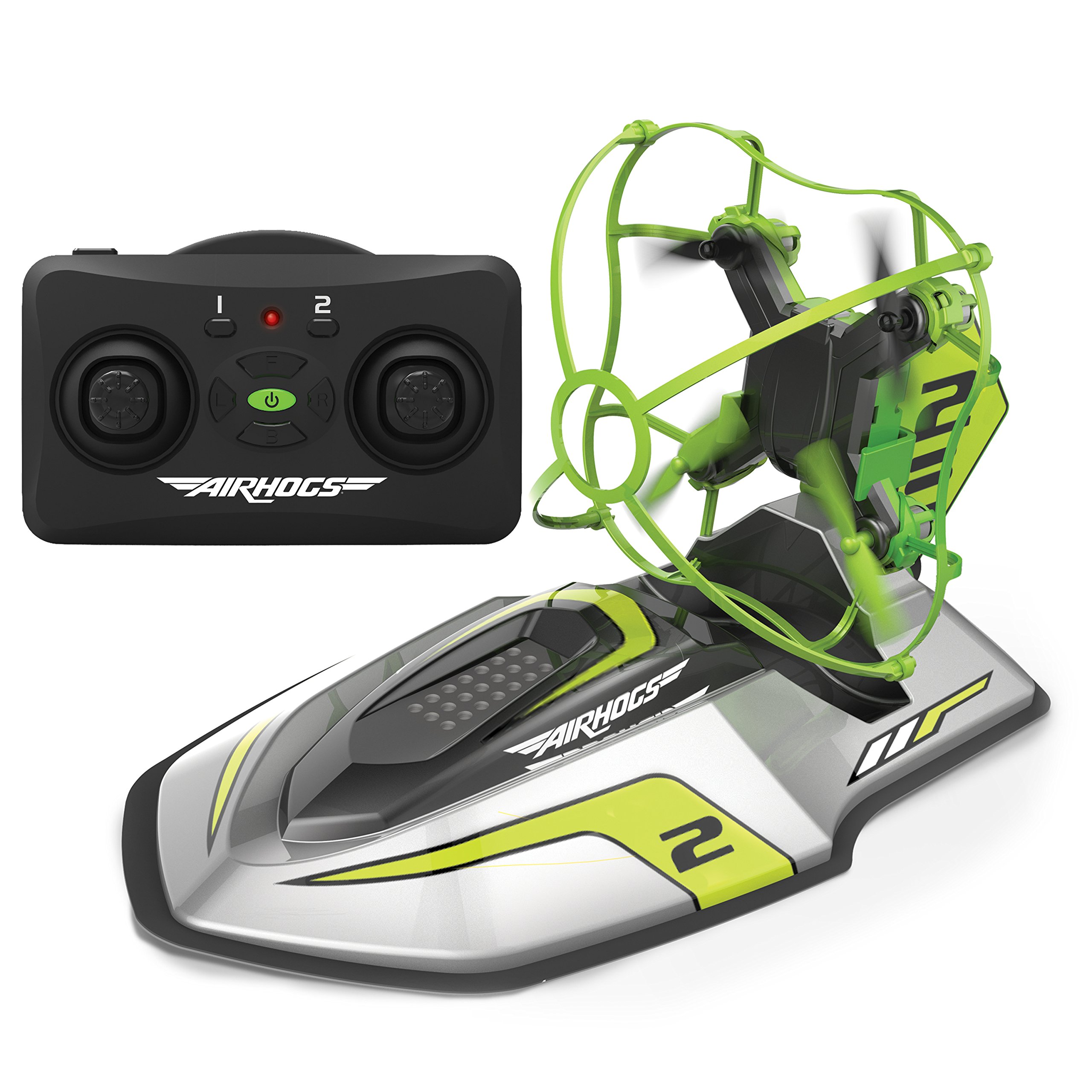Air Hogs Hyper Drift Drone RC Verde terra e volo 2.4GHz