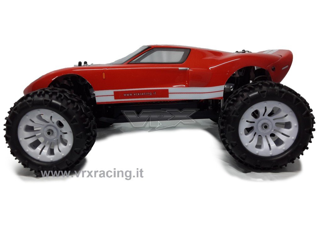 VRX Rangster auto RC 1/10 brushless 4WD RTR rosso 3000KV