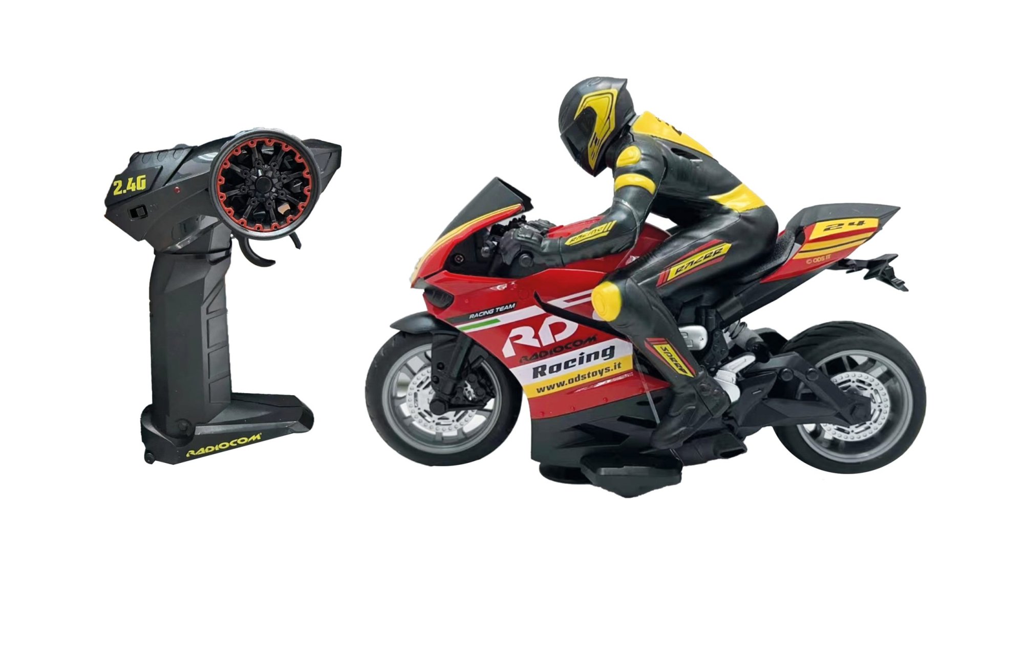 Radiocom Moto Stradale RC 1:10 7 funzioni 2.4 GHz