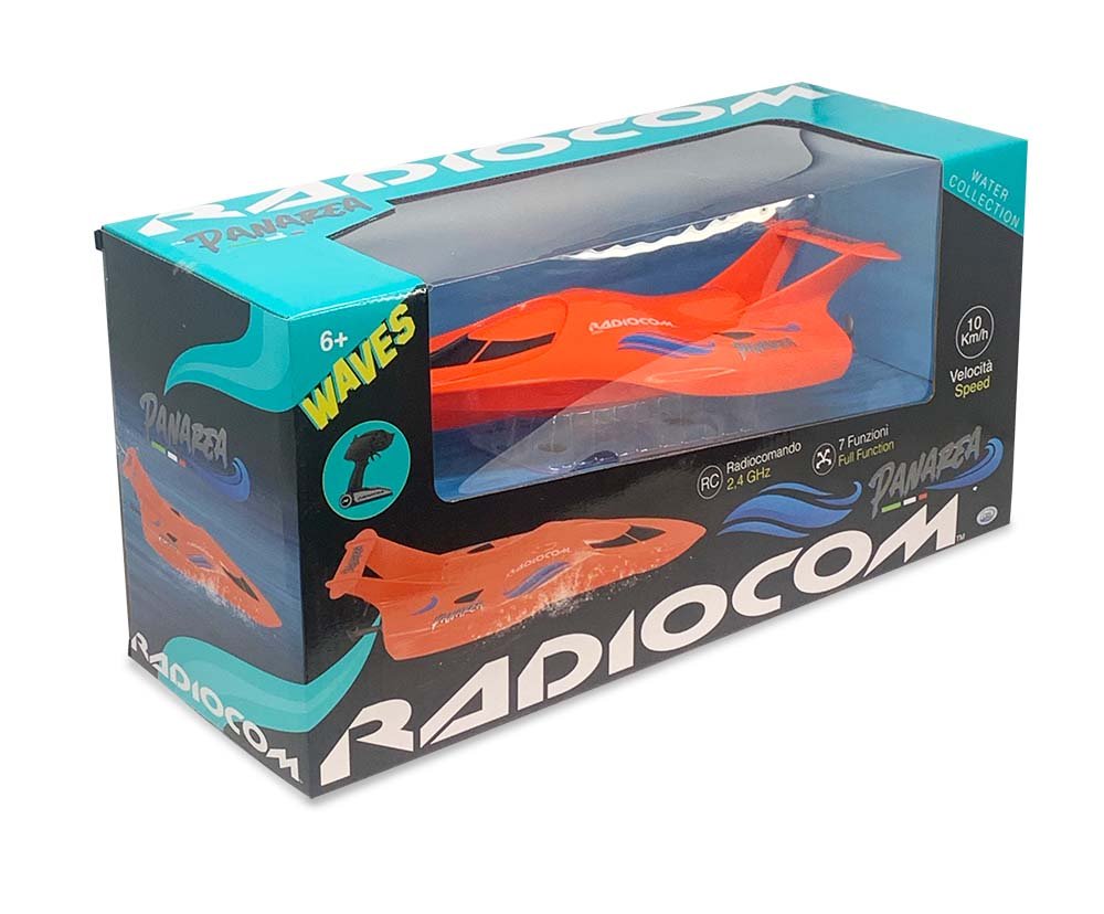 Radiocom Waves Panarea motoscafo RC 10 km/h 7 funzioni