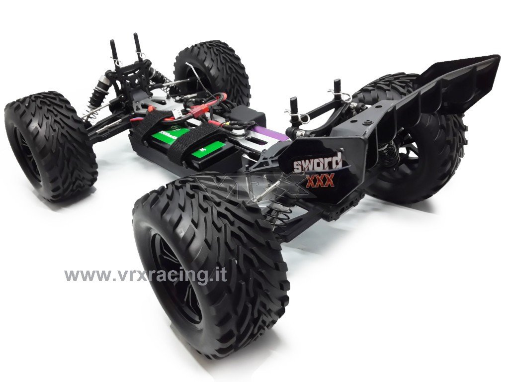 VRX XXX Sword 1/10 truggy brushless RTR 4WD nera verde 3000Kv