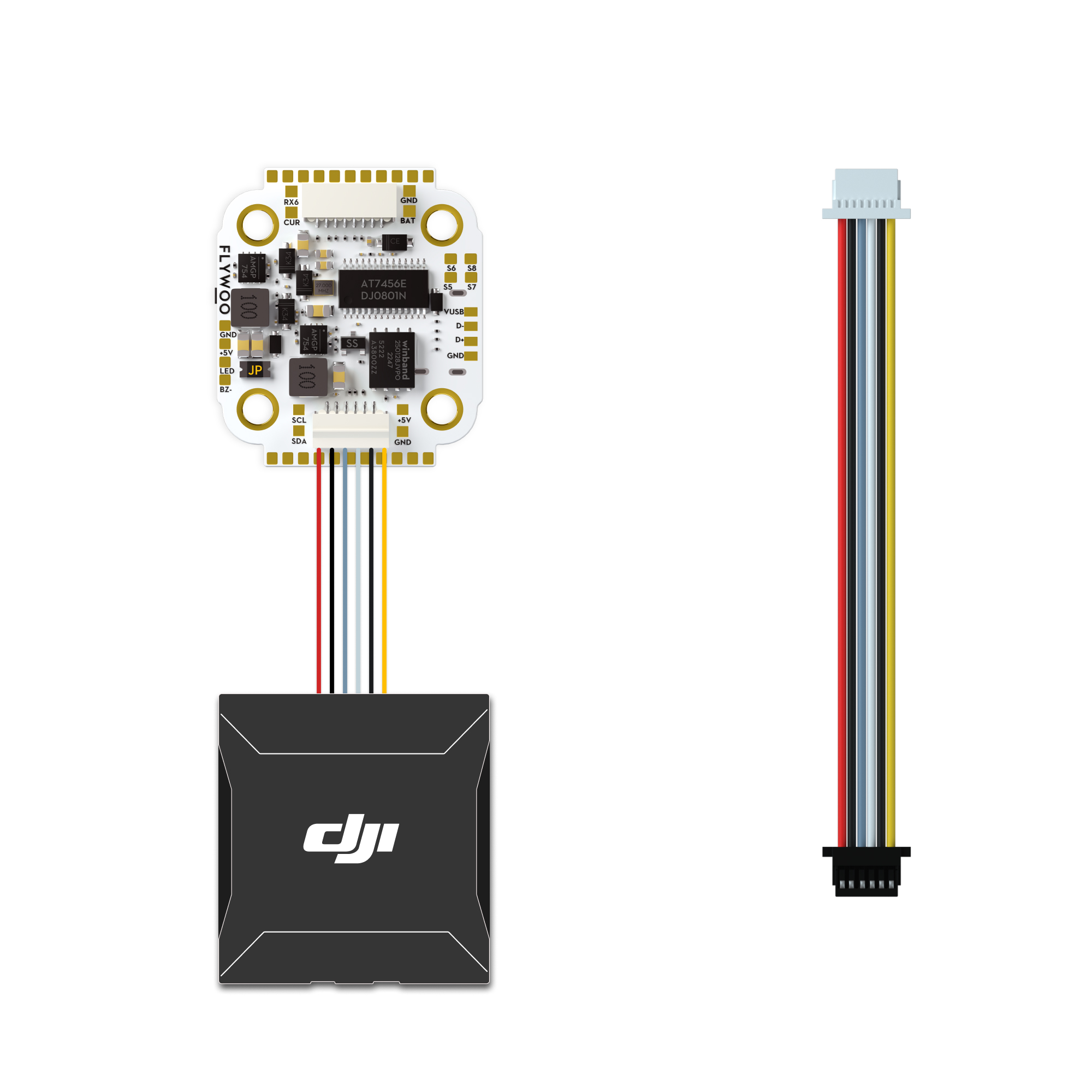 Flywoo JST SH 1.0 6Pin cavo O3 FC 100mm 2 pezzi