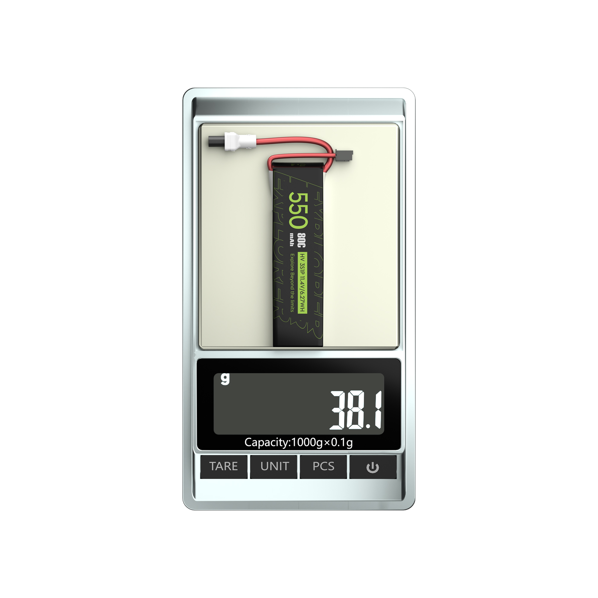 Flywoo Explorer batteria LiHV 3S 550mAh 80C XT30UP 2pz