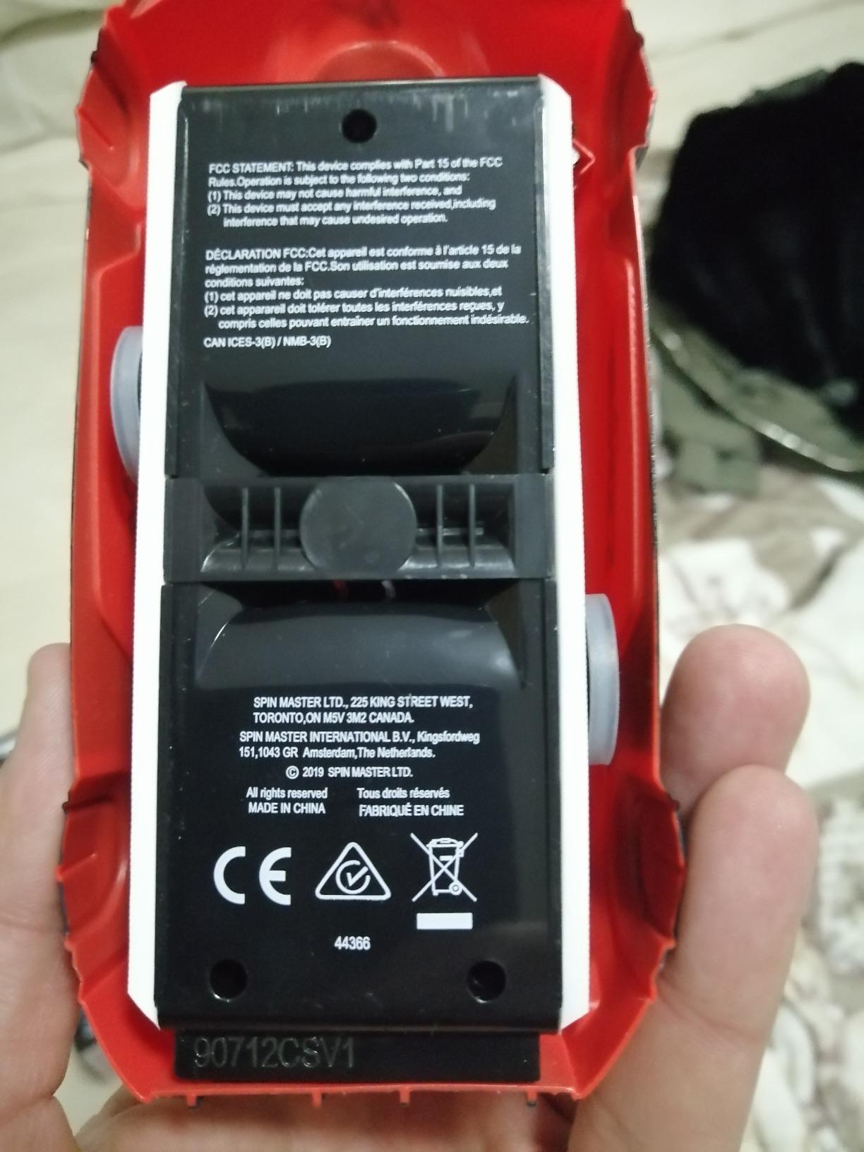 Air Hogs Zero Gravity Laser Auto Pareti Rossa USB