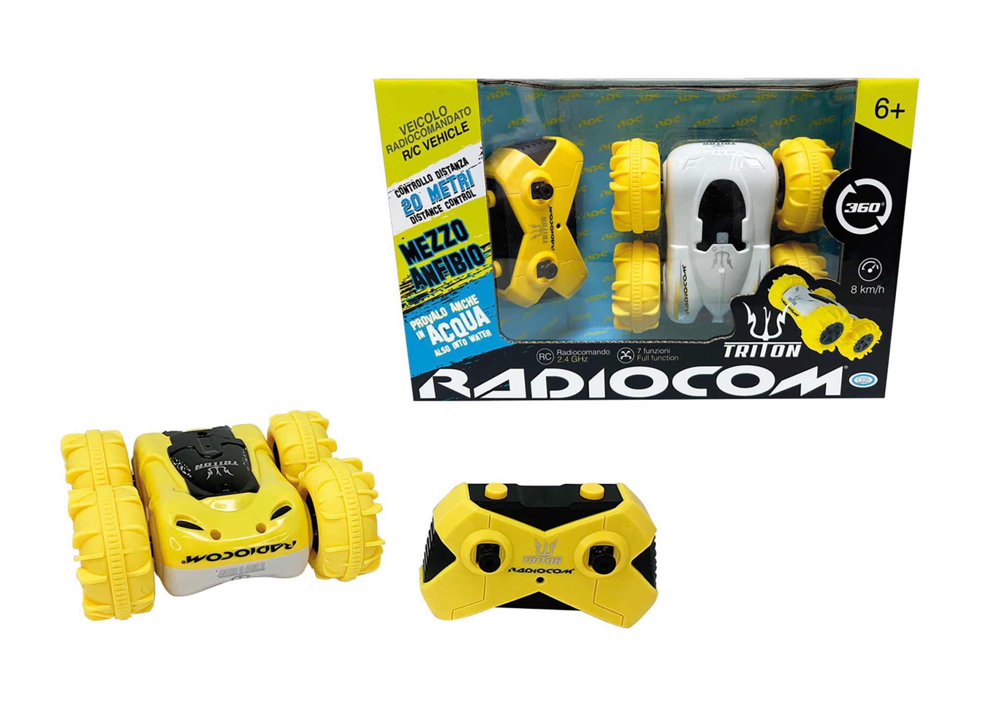 Radiocom Mars Triton Anfibio auto RC acqua 8 km/h