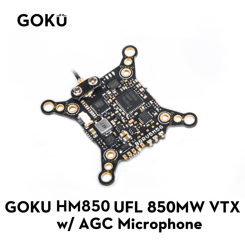 FlyWoo GOKU HM850 VTX 5.8GHz 850mW trasmettitore FPV UFL