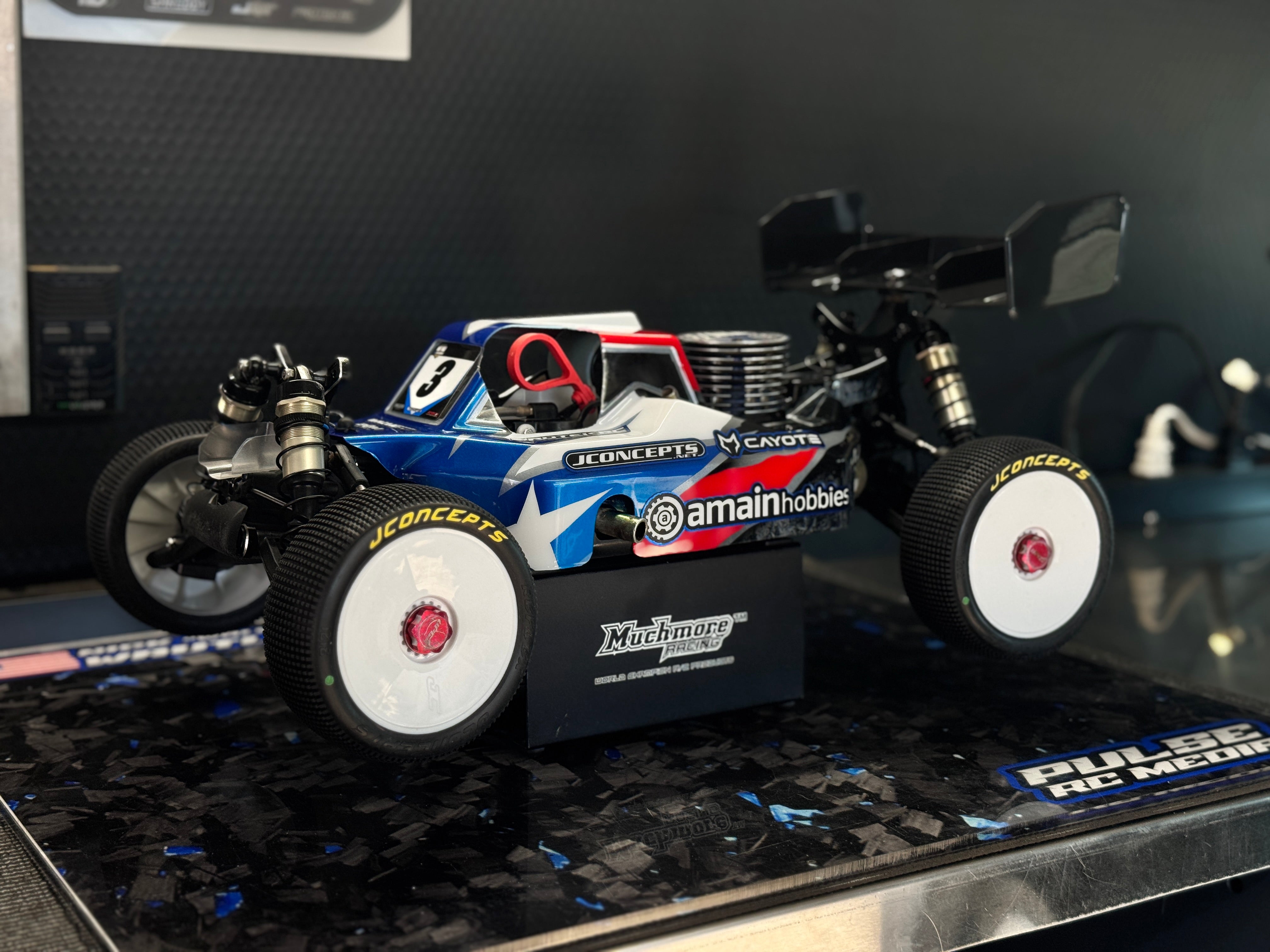 Wallie Builds Hong Nor X5B Race Spec Buggy 1/8 Blu