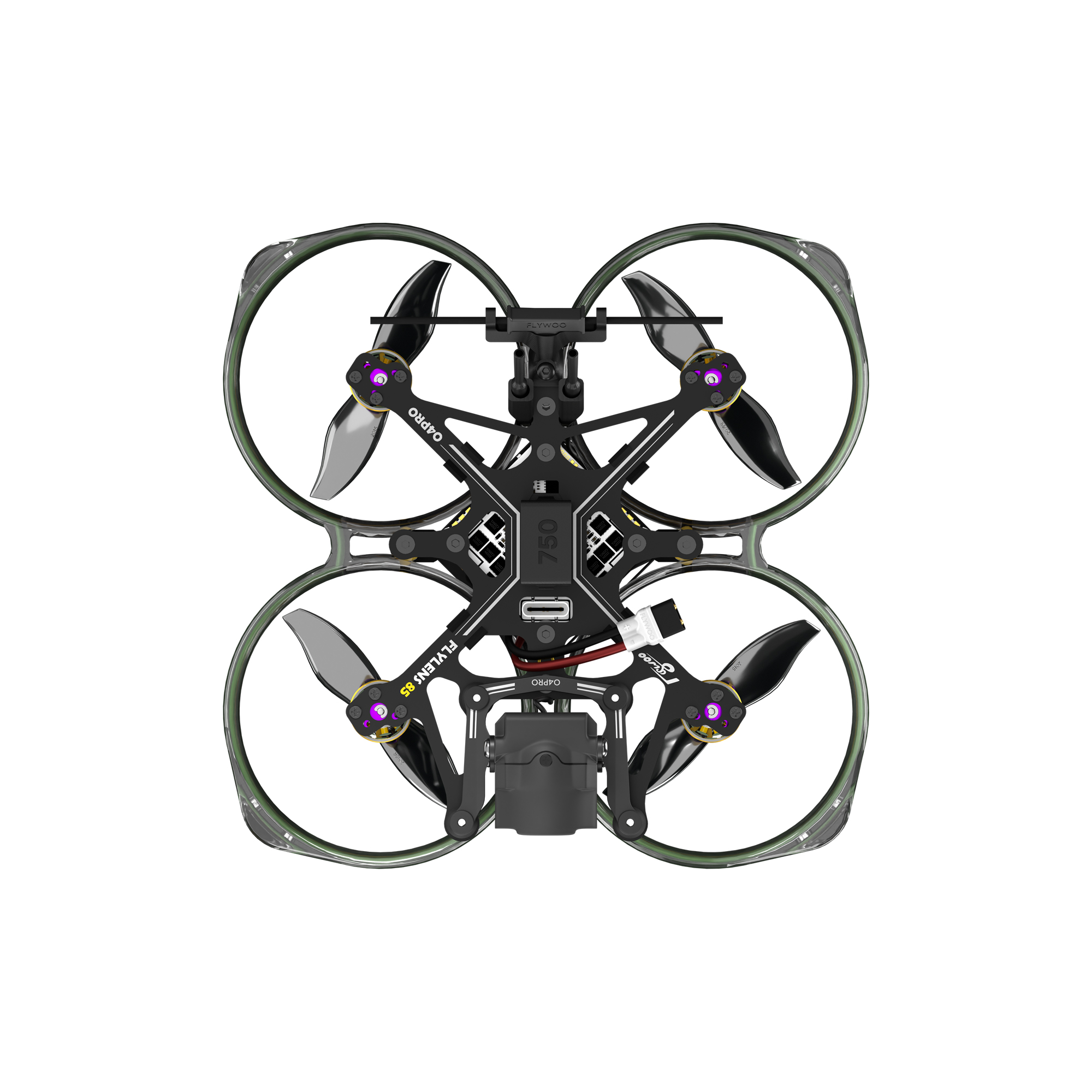 FlyWoo Flylens 85 HD O4 Pro drone FPV 2S LED 4K