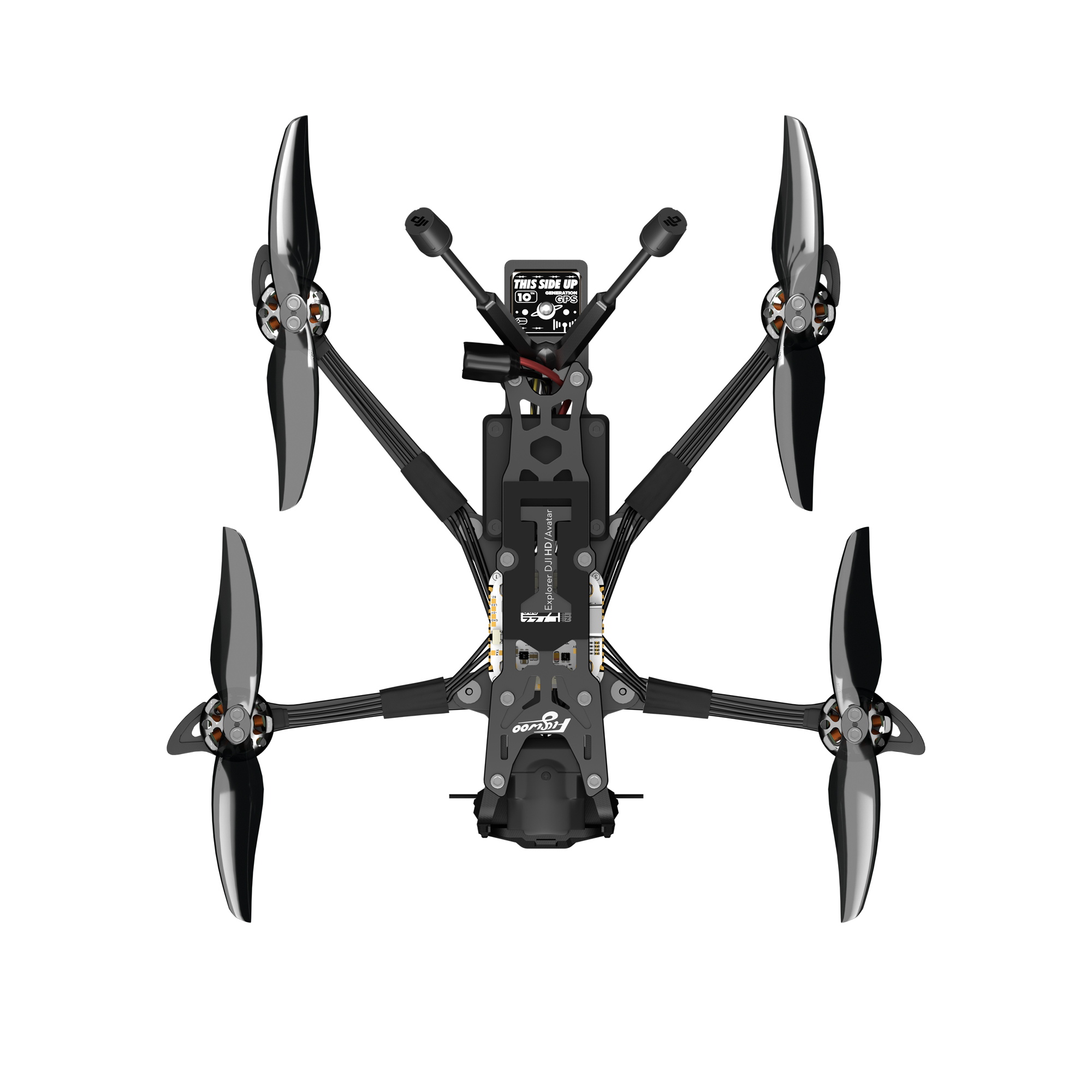 FlyWoo Explorer LR 4 O4 Pro drone FPV 4S 4K 177,8 g